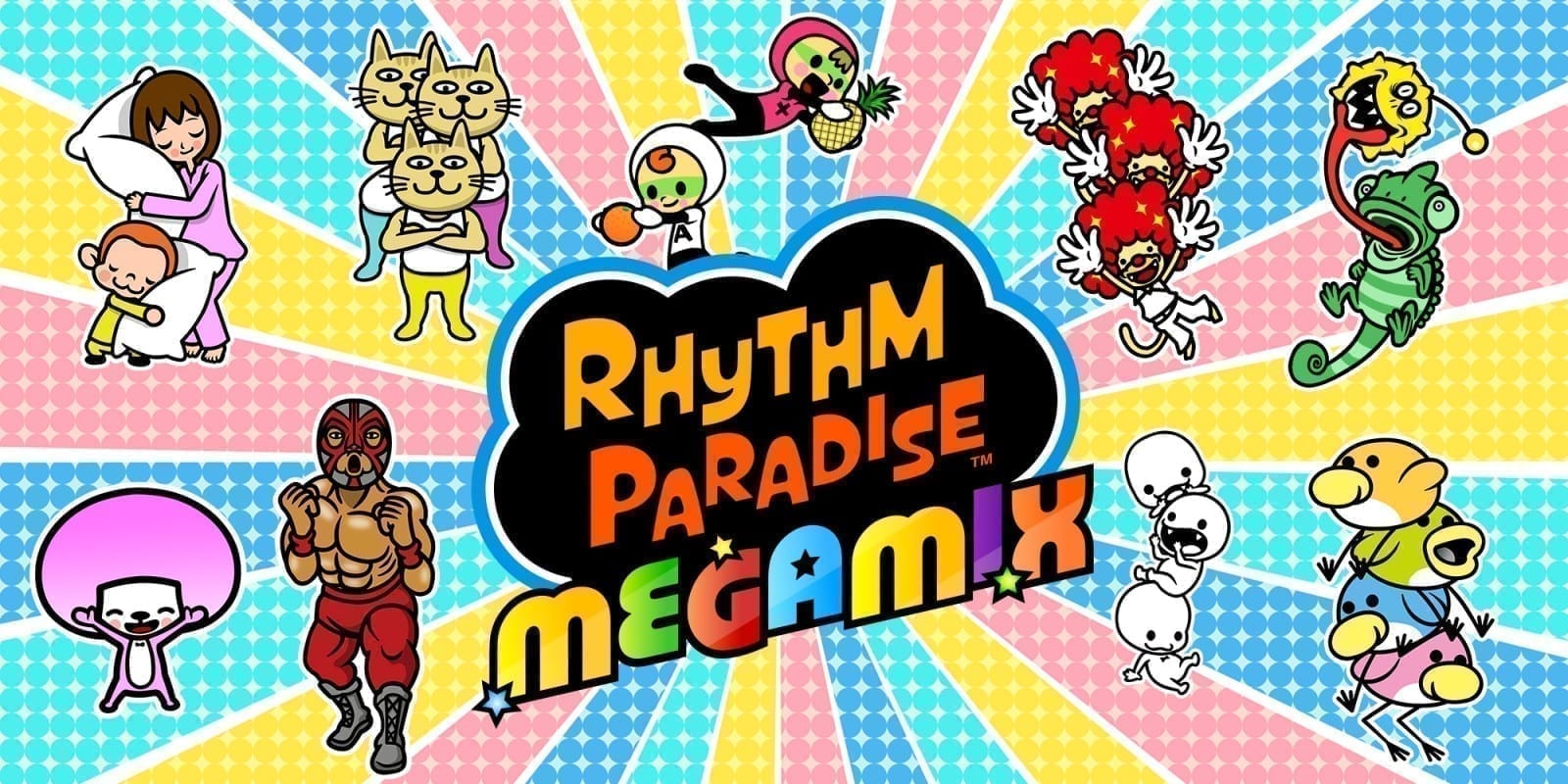 [Recenzja] Rhythm Paradise Megamix - dziwnie, kolorowo i rytmicznie